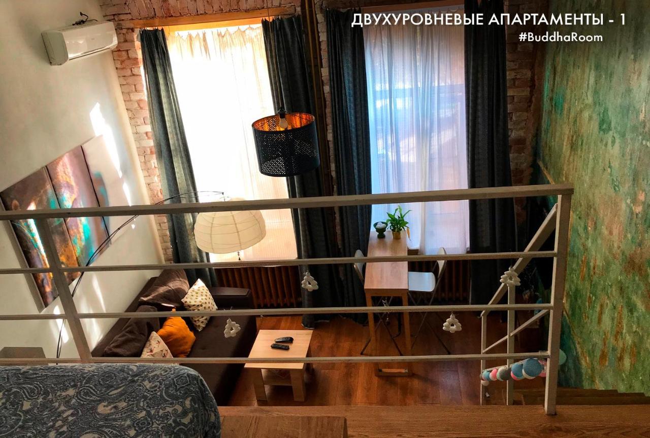 ДВУХУРОВНЕВЫЕ ДИЗАЙН-АПАРТАМЕНТЫ С КАЧЕЛЯМИ - LIGHT ROOMS APARTMENTS РОСТОВ -НА-ДОНУ (Россия) - Квартиры посуточно | NOCHI